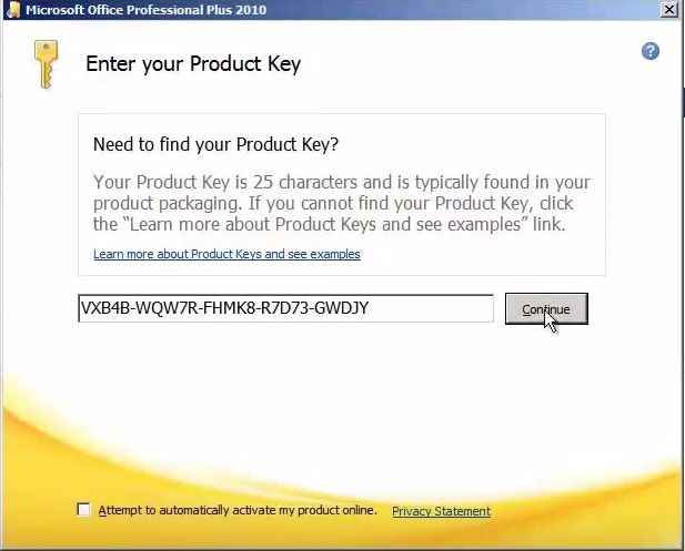 Microsoft office 2010 activation key crack